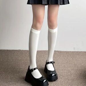 White Knee High Stockings